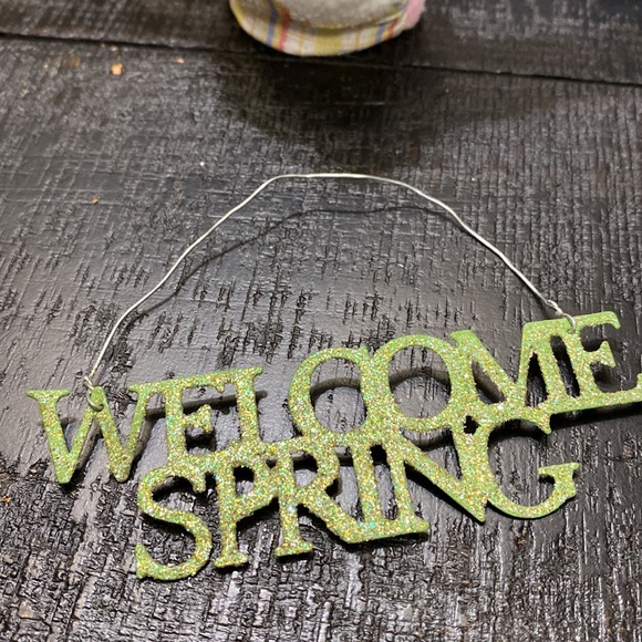 4 Piece Set Of Bunnies & Welcome Spring Sign! - Picture 2 of 7